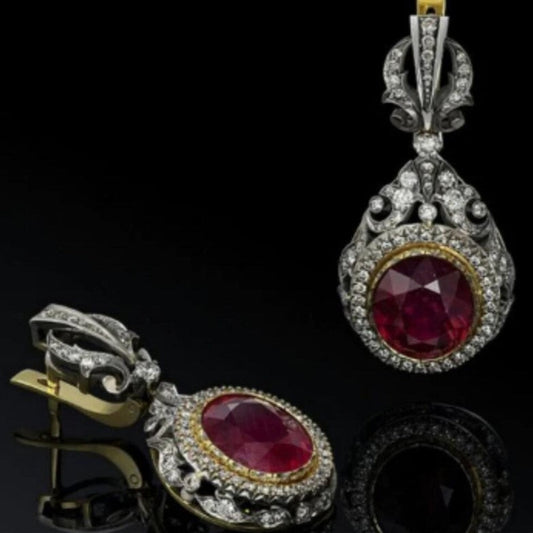 Retro Rhinestone Earings