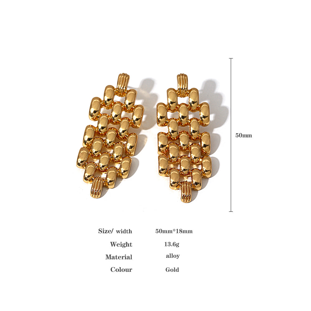 Golden Wave Earrings