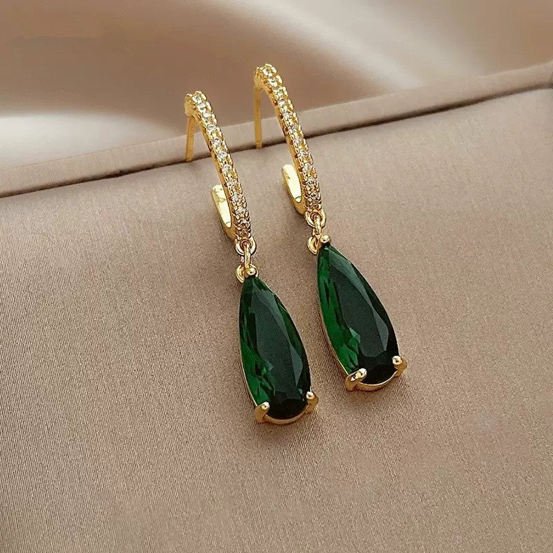 Green Drop Earrings - FLY