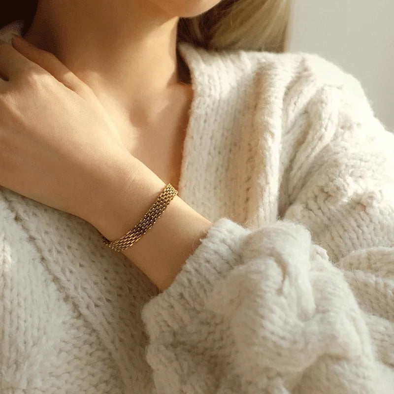 Golden Strap Bracelet