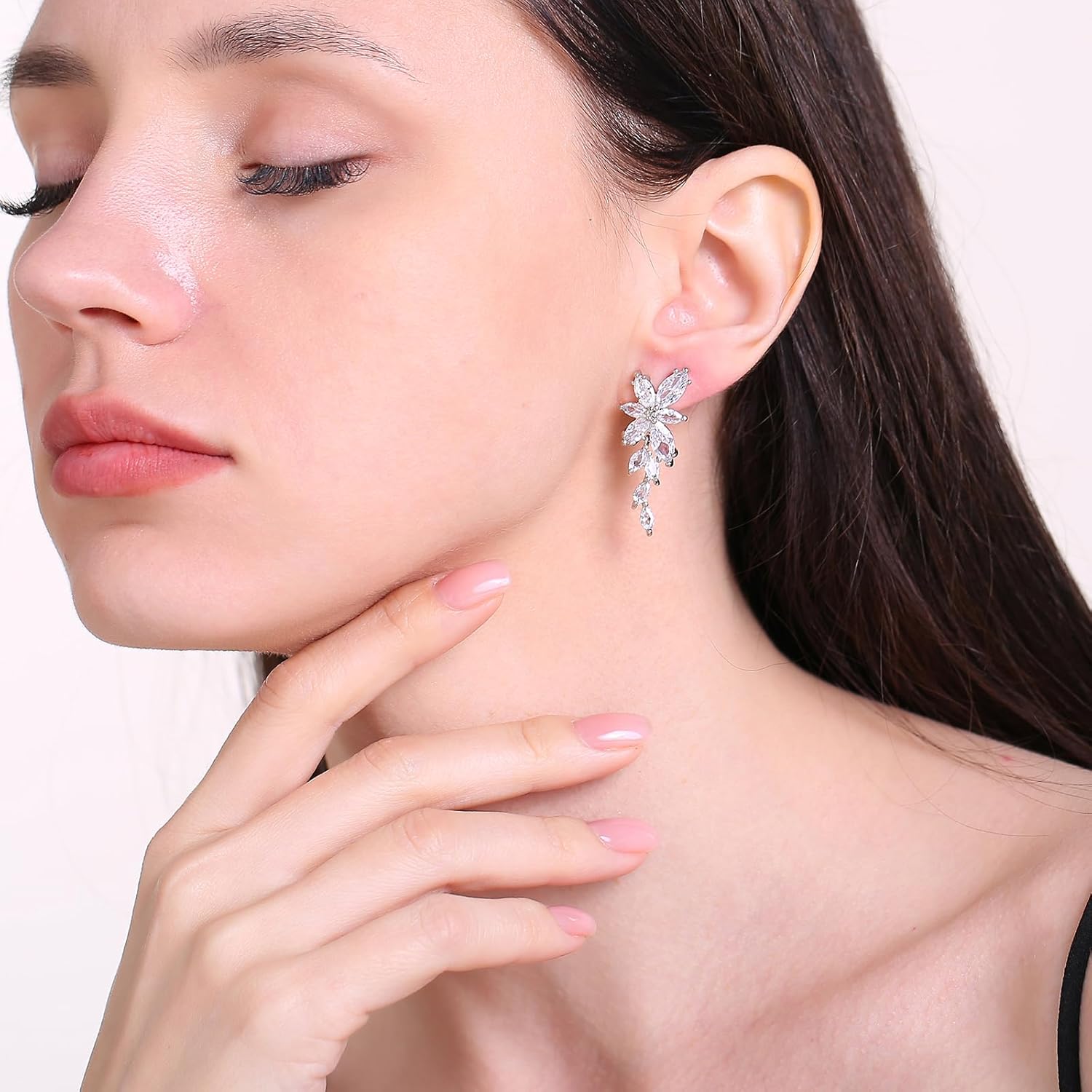 Diamond Leave Earrings - FLY