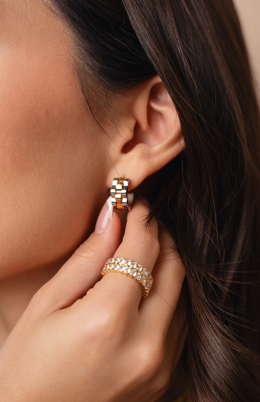 Metal Cuff Hoops
