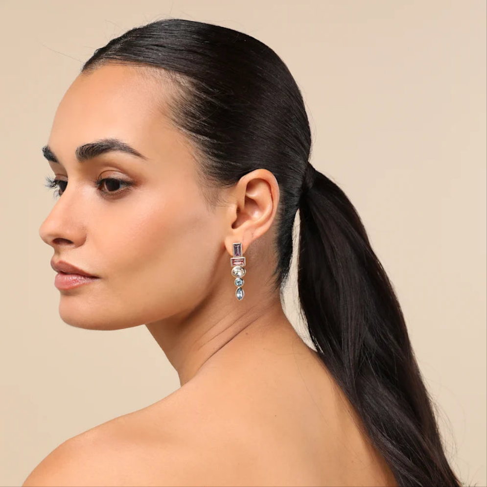 Geometric Diamond Drops