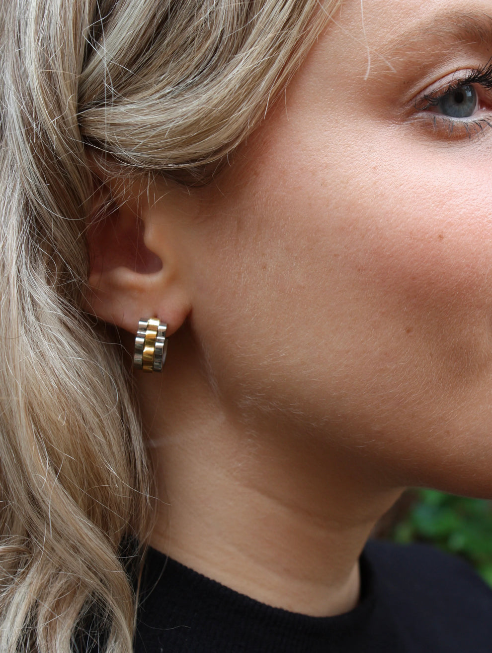 Metal Cuff Hoops