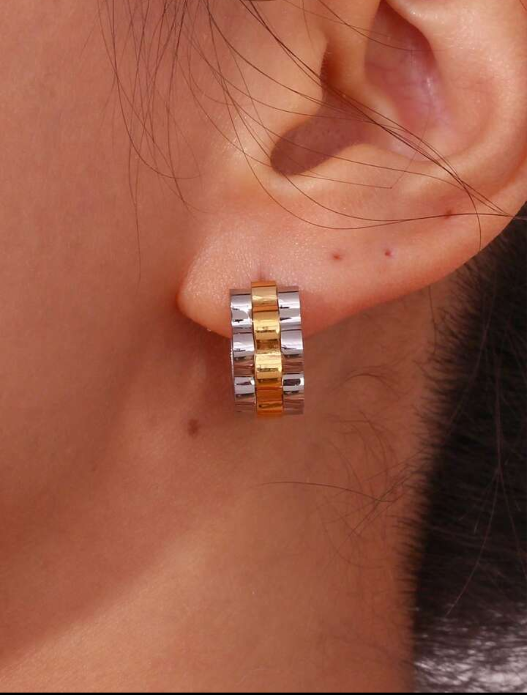 Metal Cuff Hoops