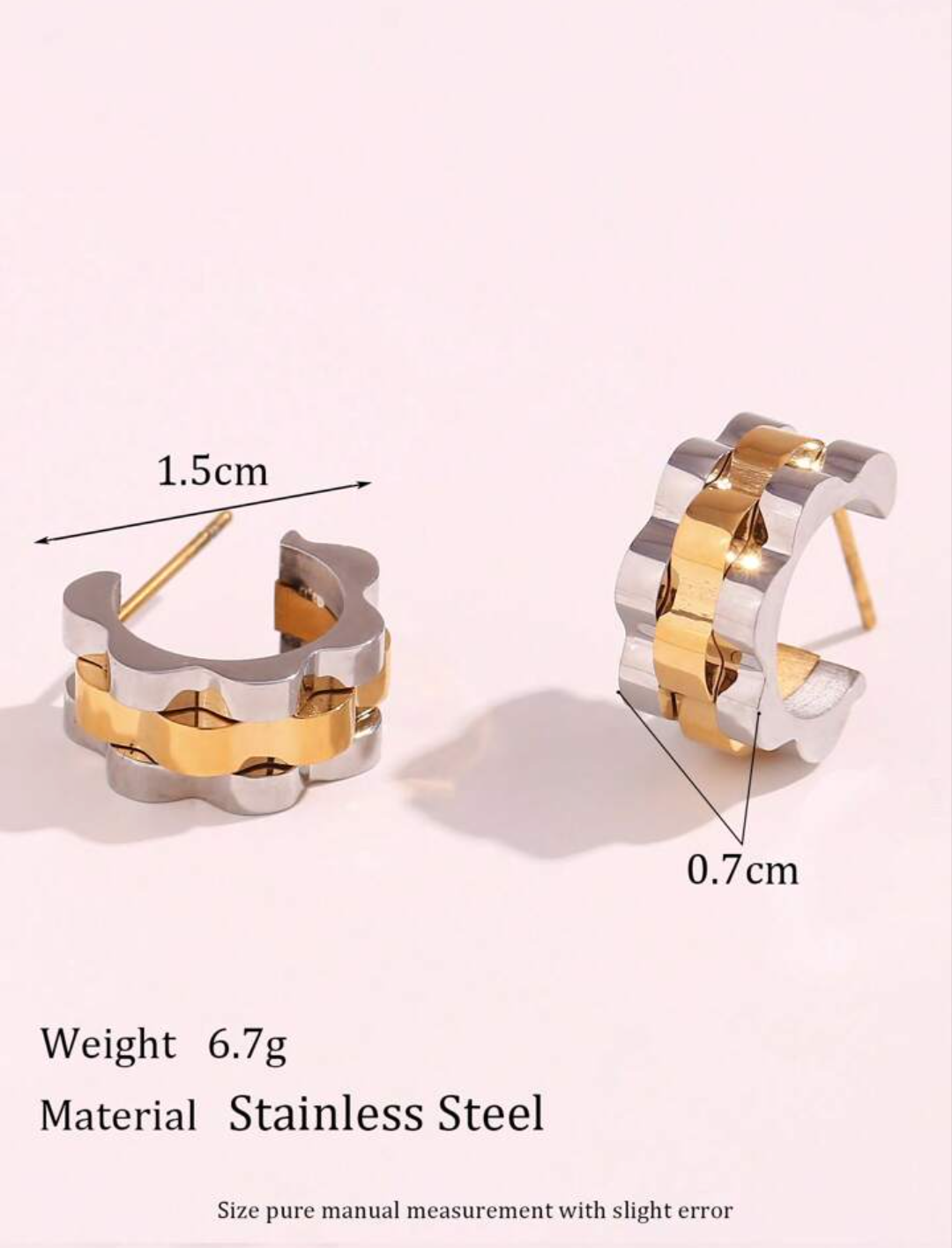 Metal Cuff Hoops