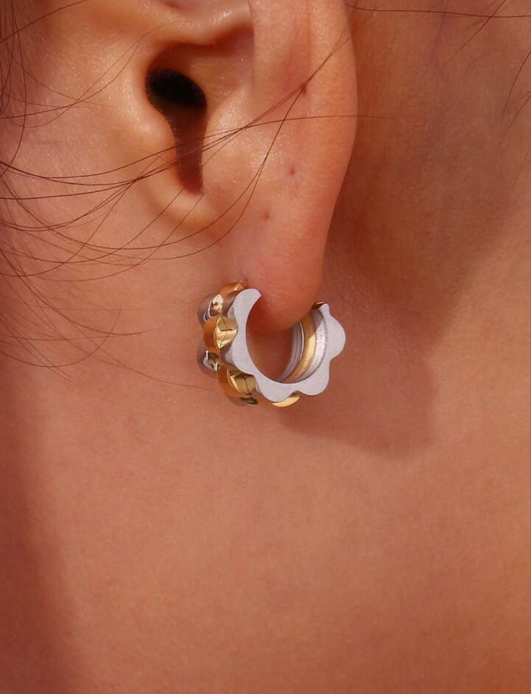 Metal Cuff Hoops