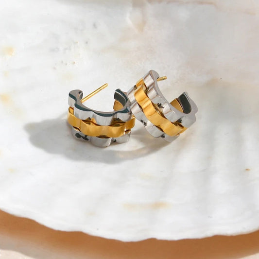 Metal Cuff Hoops