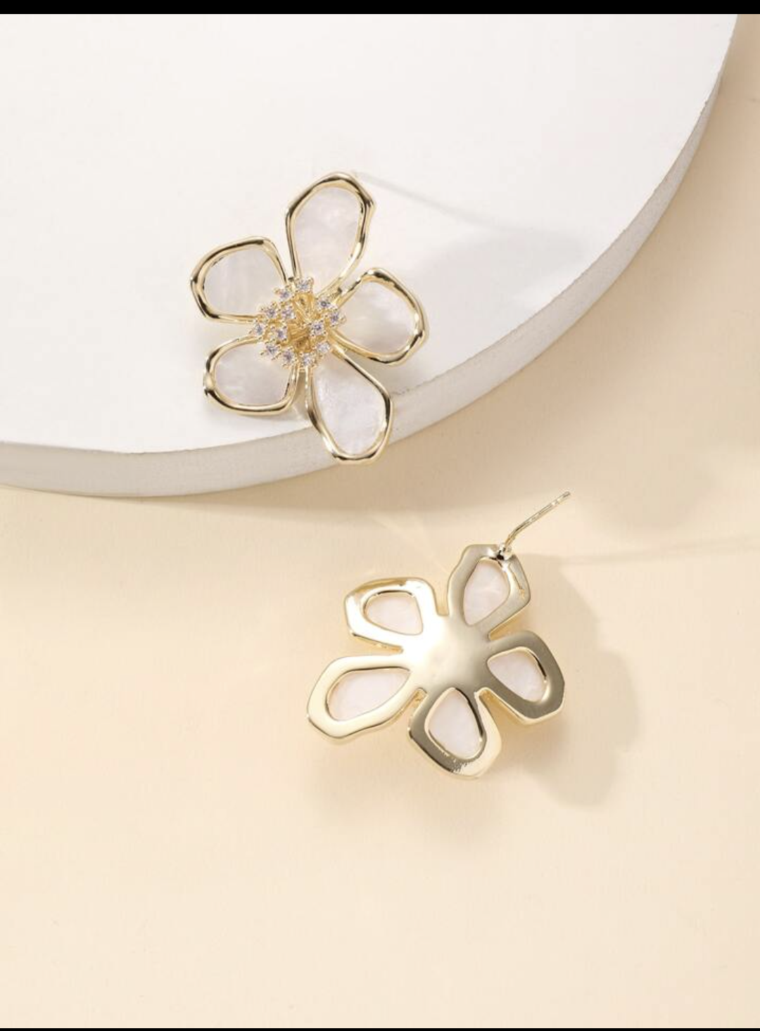Snow Blossom Earrings