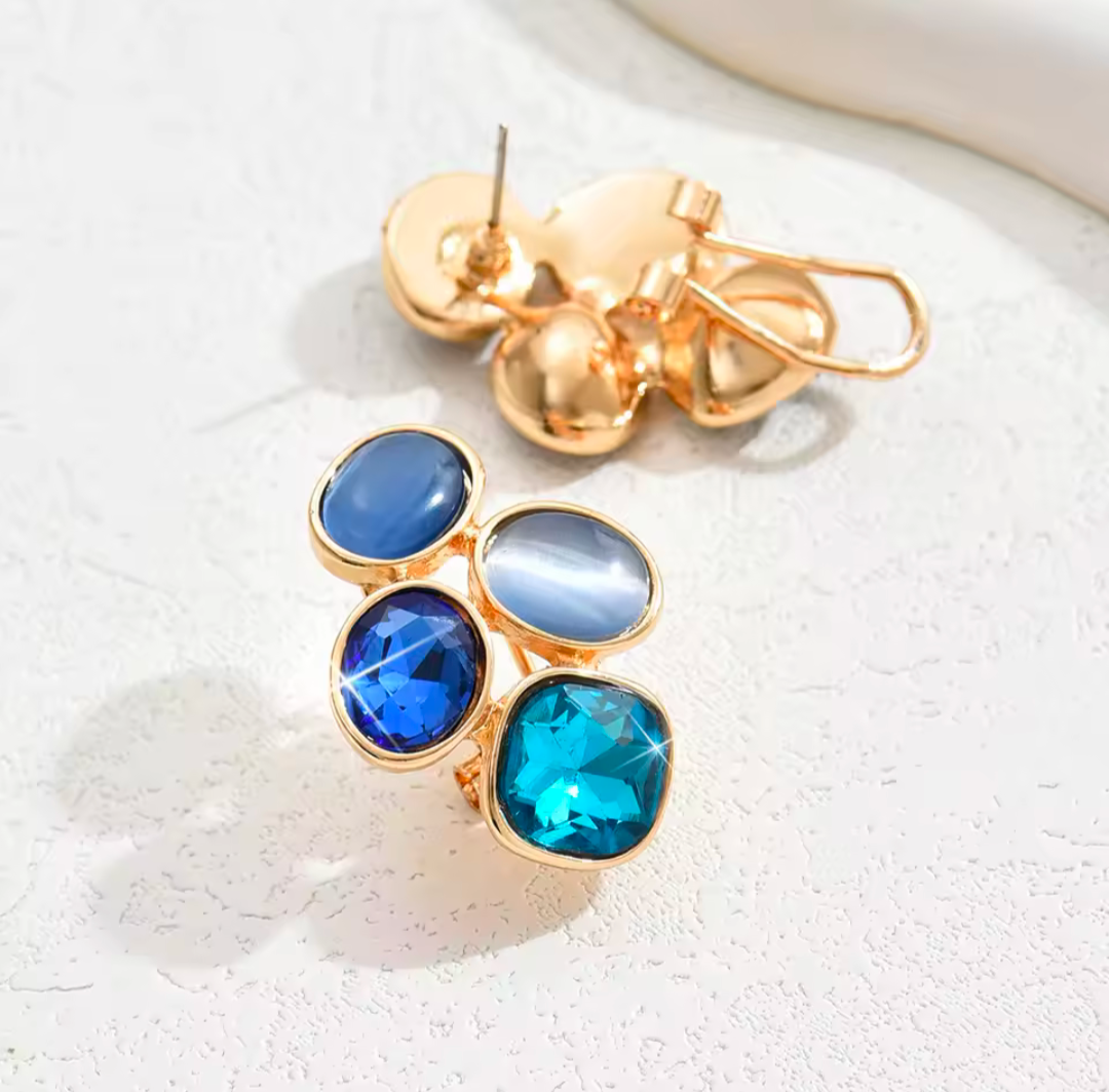 Quad Crystal Earring - FLY