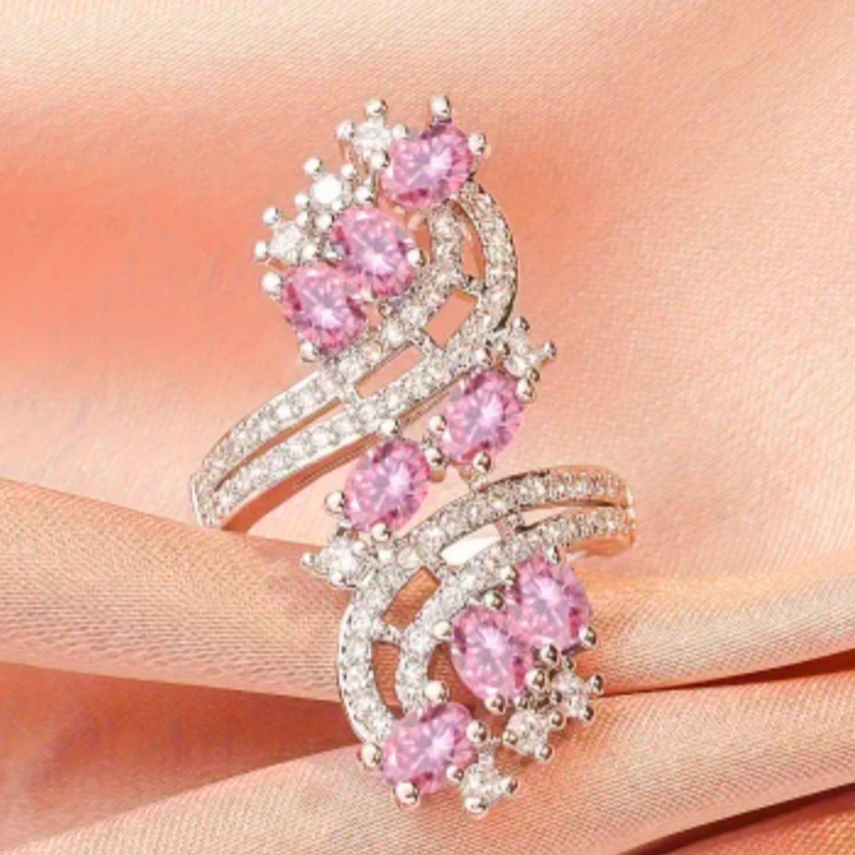 Symmetric Diamond Ring