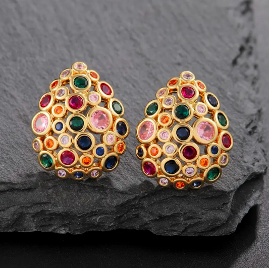 Glimmering Halo Earrings