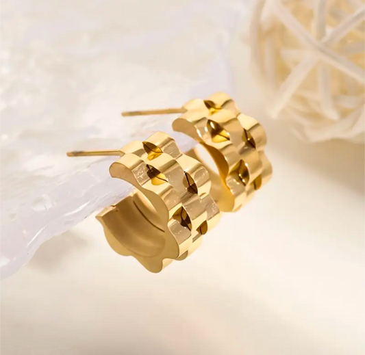 Metal Cuff Hoops