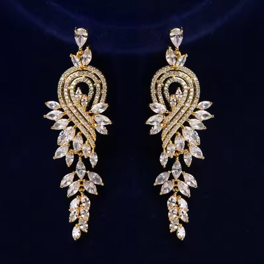 Golden Chandelier Earrings