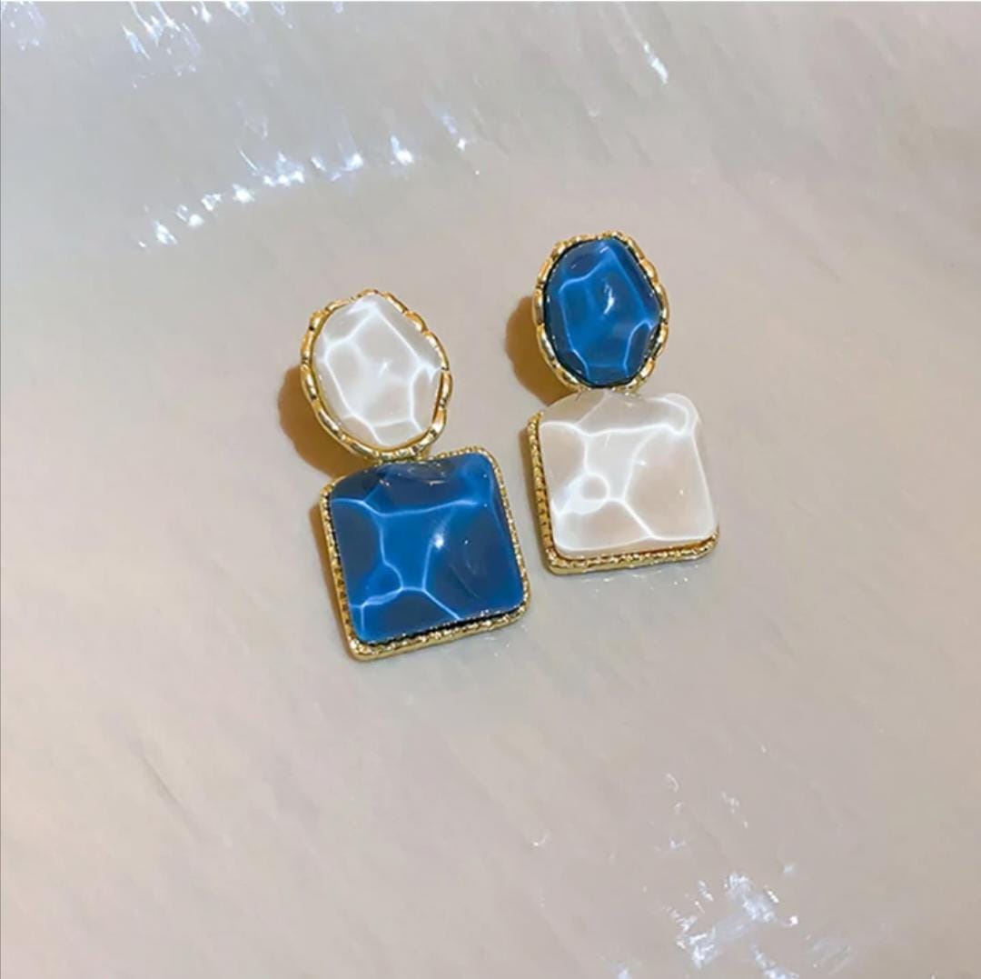 Aqua Shimmer Earrings
