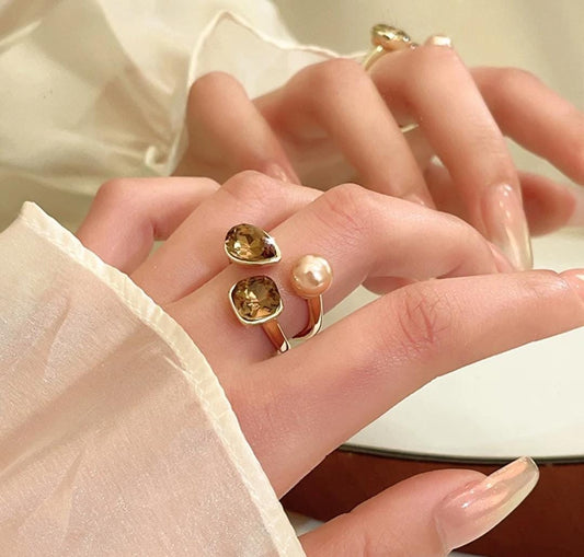 French Crystal Ring - FLY