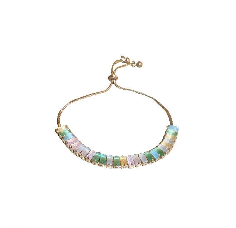 Pastel Cascade Bracelet