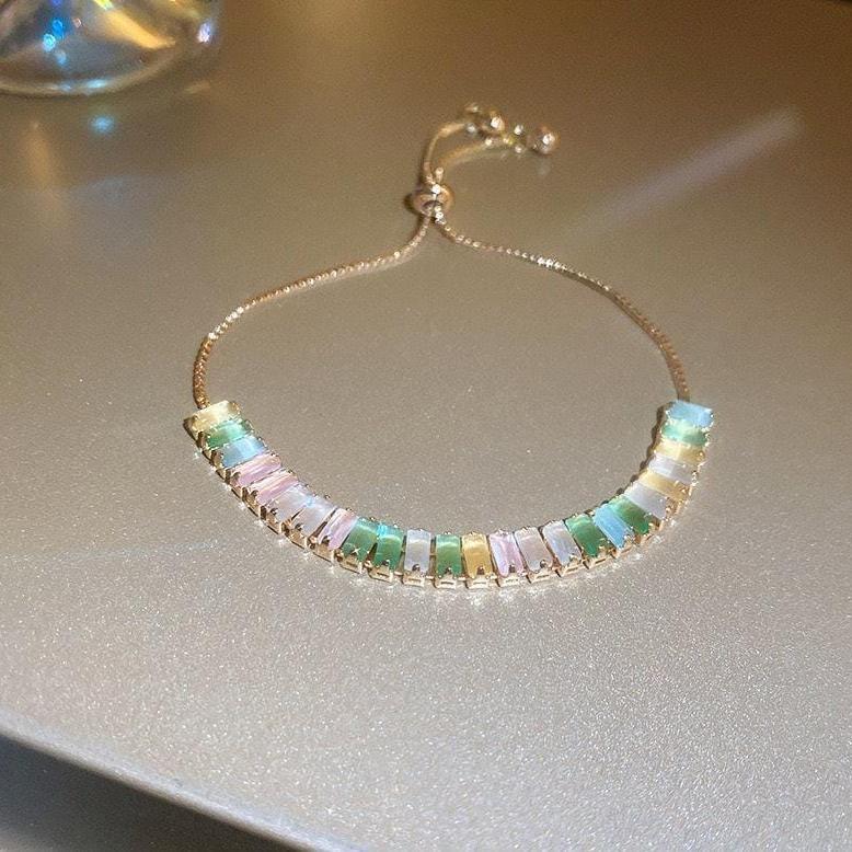 Pastel Cascade Bracelet