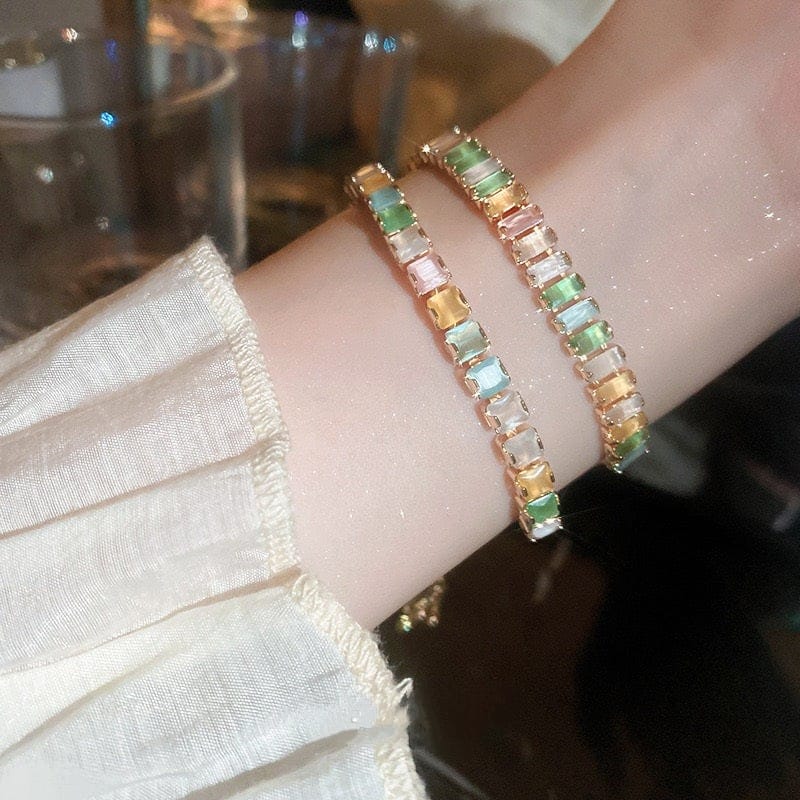 Pastel Cascade Bracelet