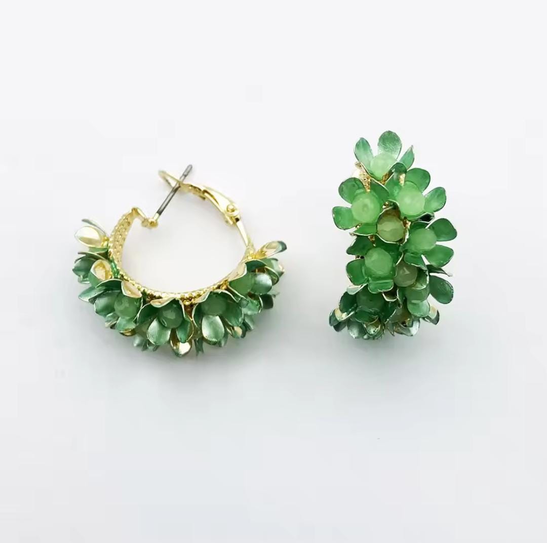 Flower Petal Hoops