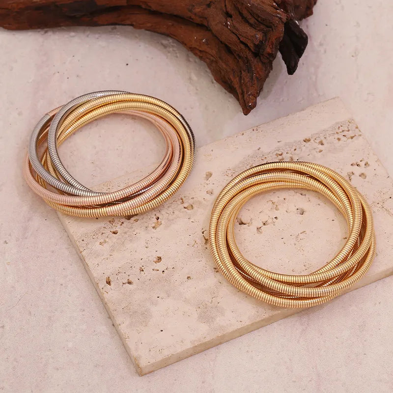Golden Coil Bangle
