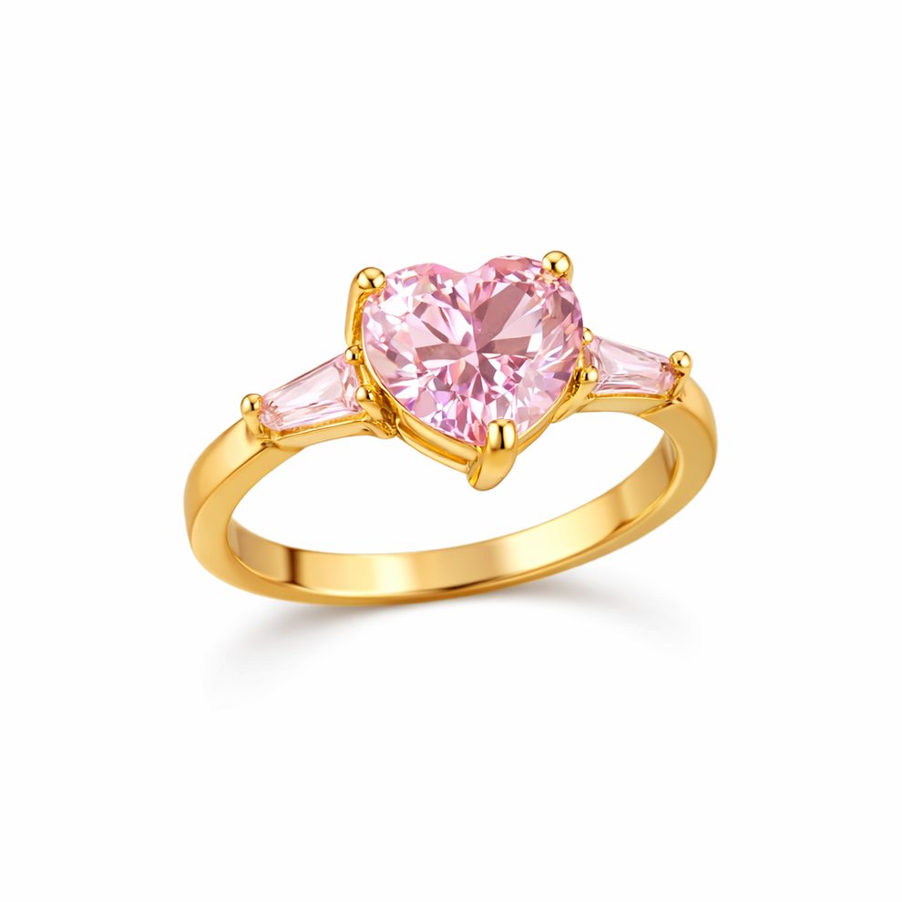 Pink Heart Ring
