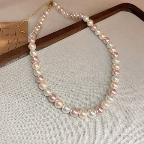 Satin Pearl Necklace