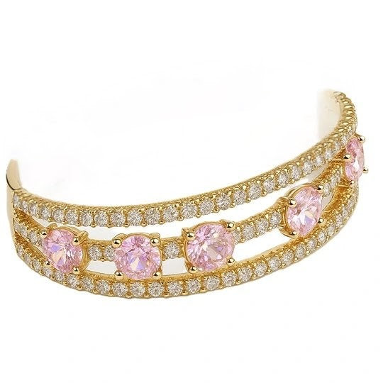 Pink Spiral bracelet