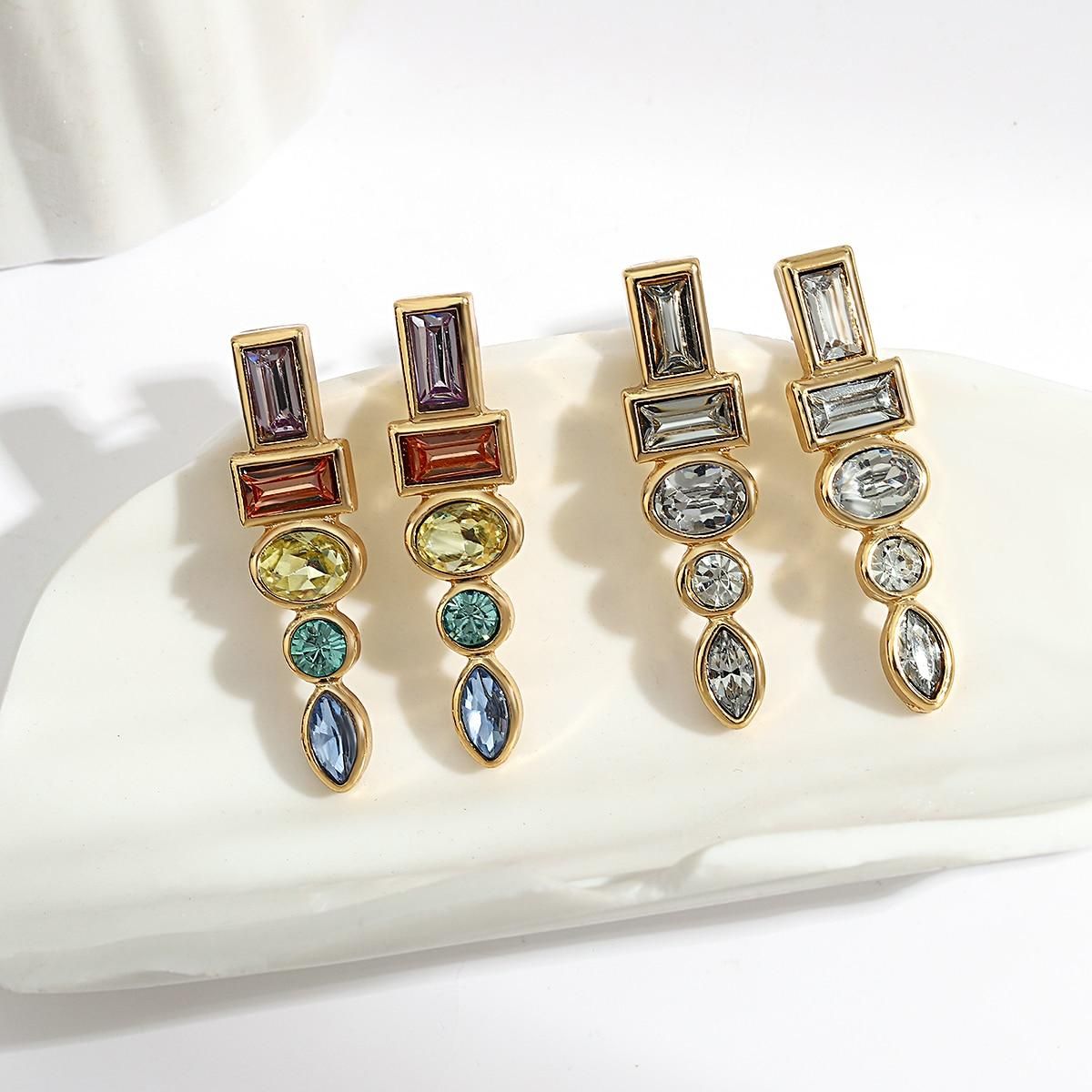 Geometric Diamond Drops