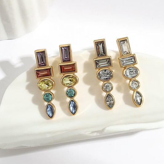 Geometric Diamond Drops