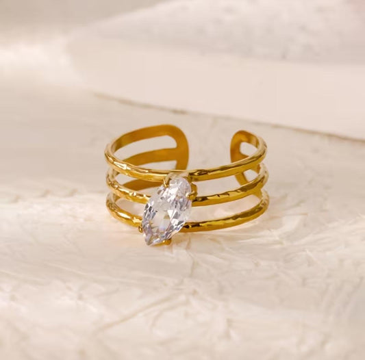 Boho Marquise Ring