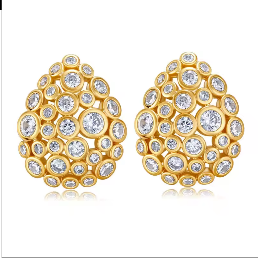 Glimmering Halo Earrings