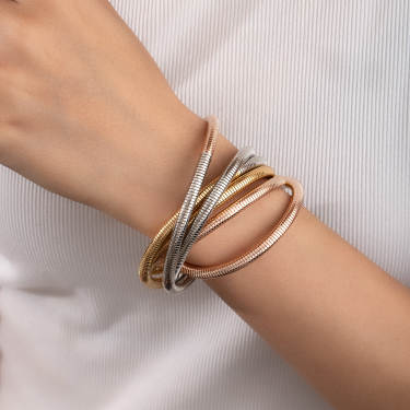 Golden Coil Bangle