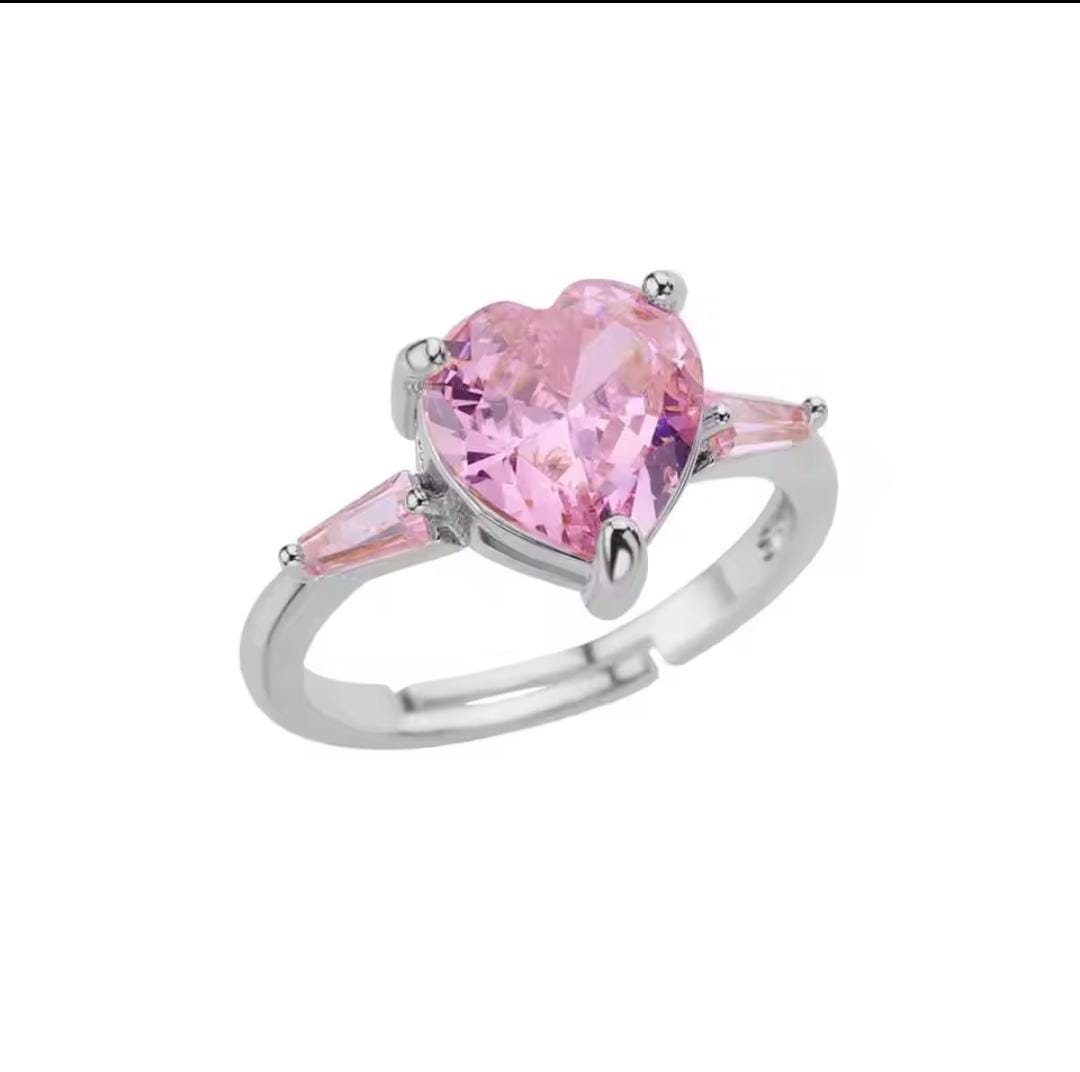 Pink Heart Ring