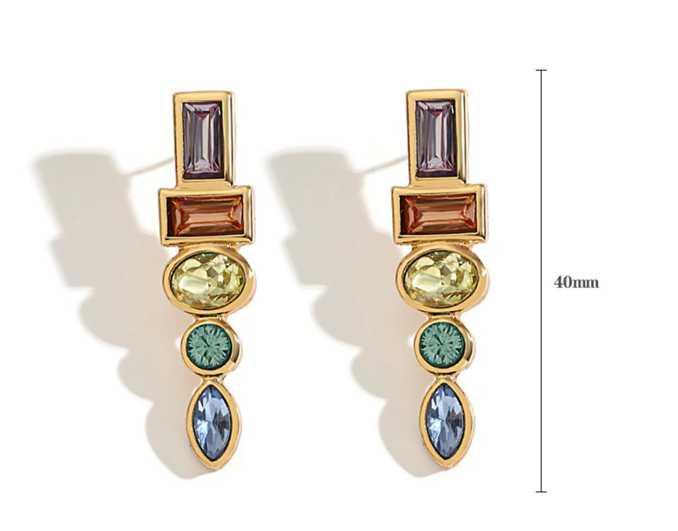 Geometric Diamond Drops
