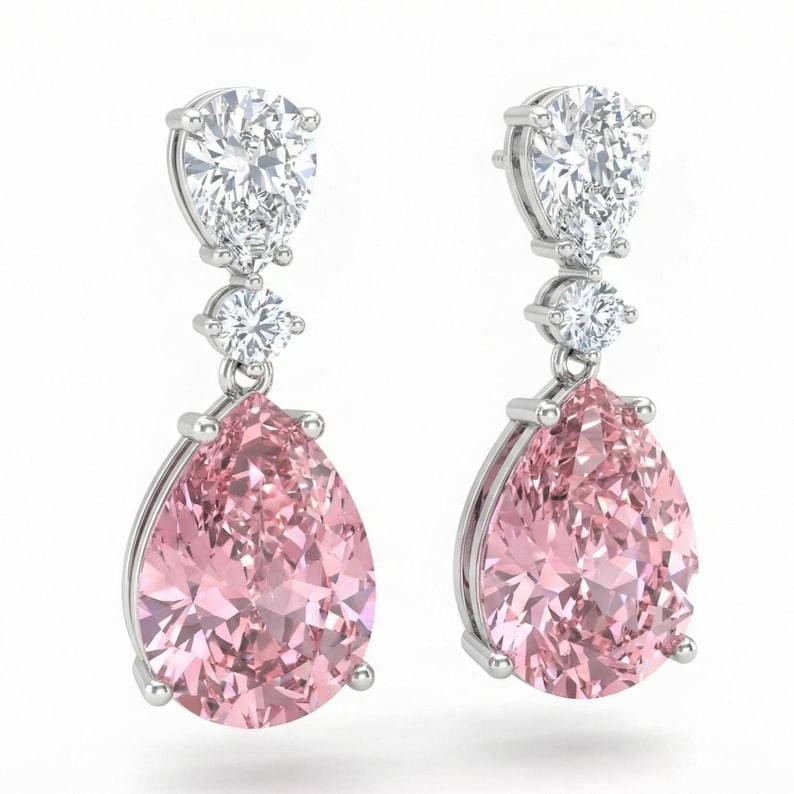 Rose Quartz Earrings
