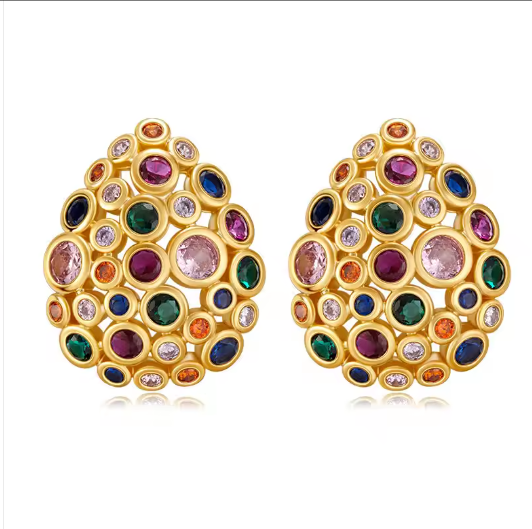 Glimmering Halo Earrings