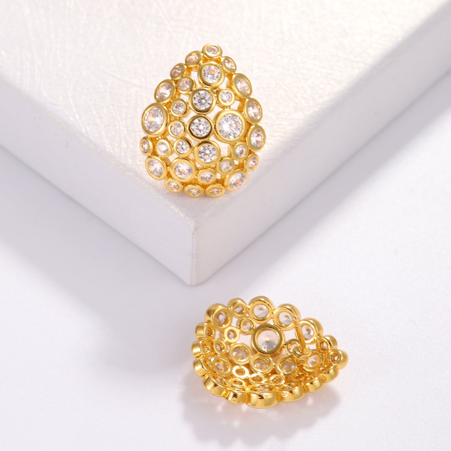 Glimmering Halo Earrings
