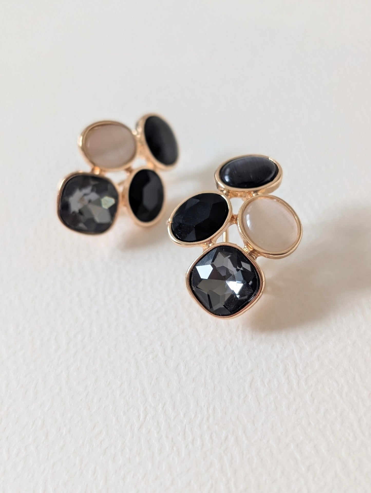 Quad Crystal Earring