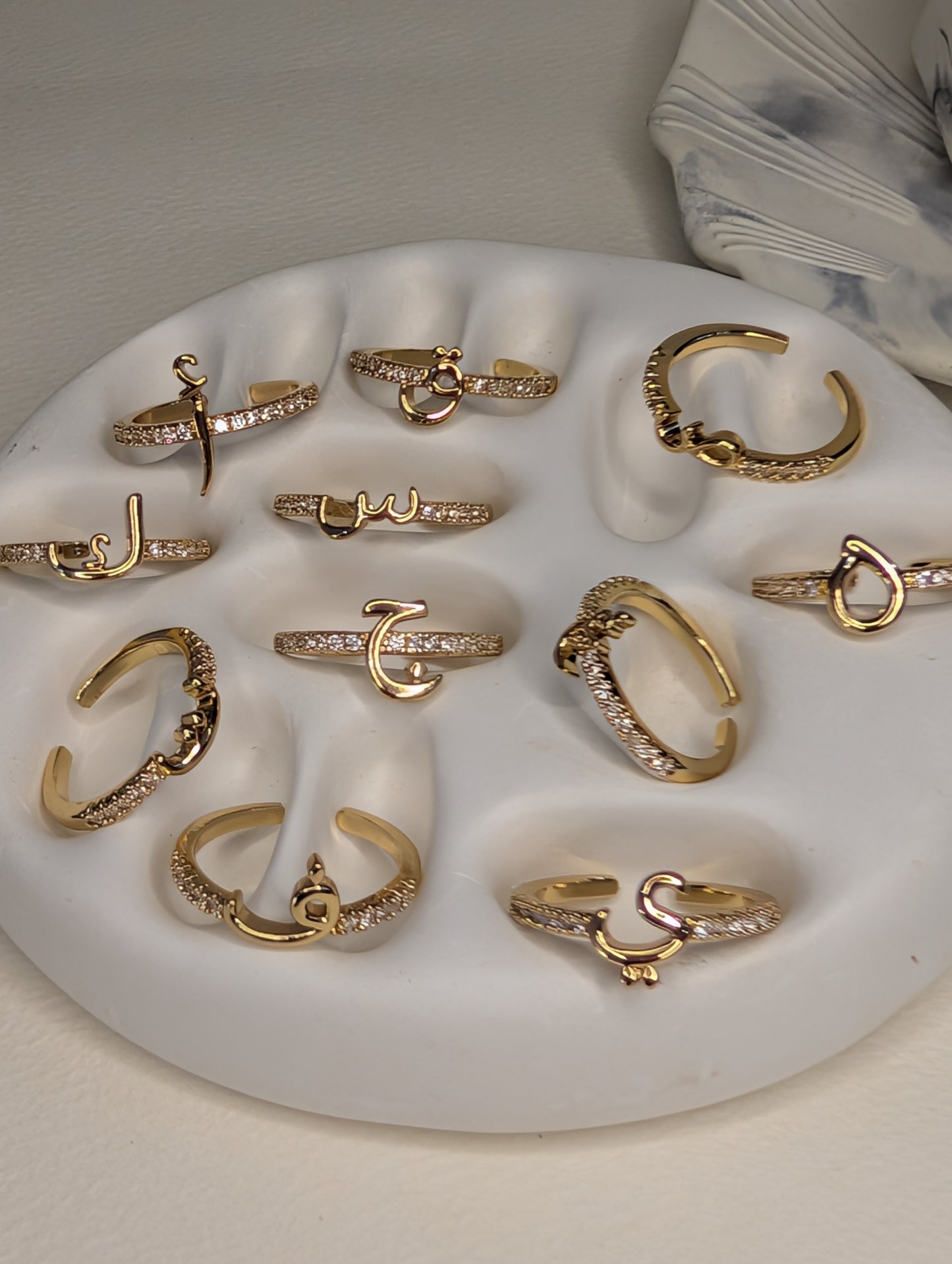 Harf Charm Ring