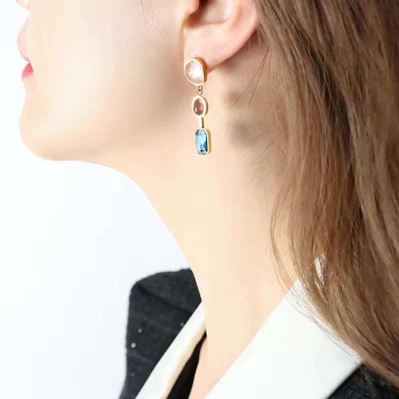 Gemstone Glamour Earrings