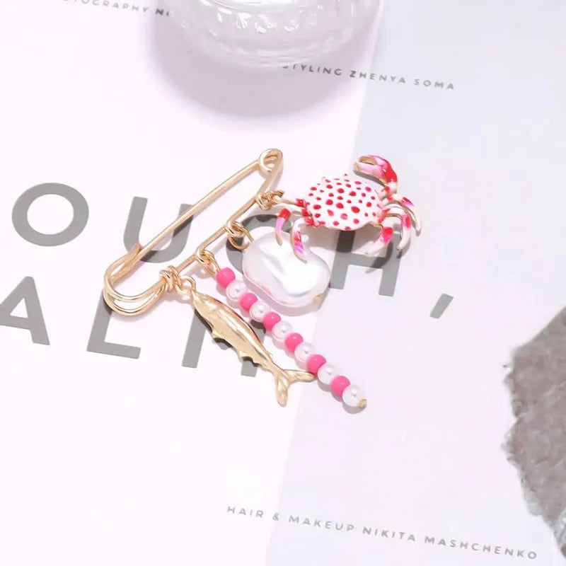Crab Brooch