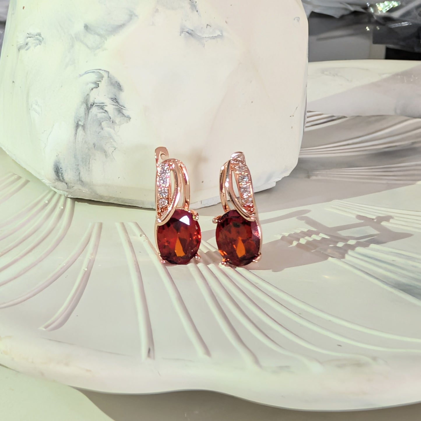 Cherry Glow Studs
