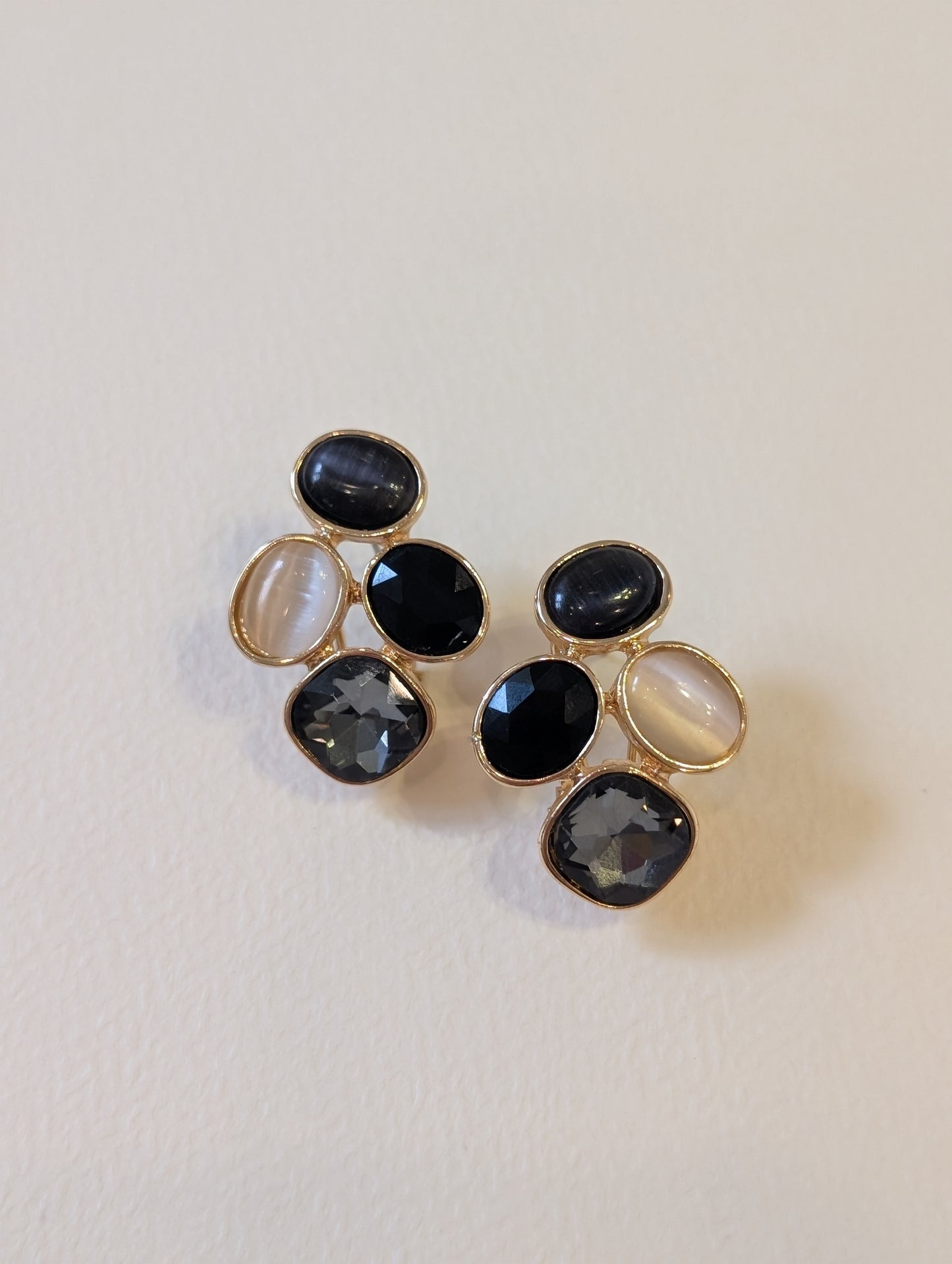 Quad Crystal Earring