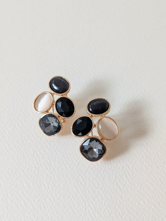 Quad Crystal Earring