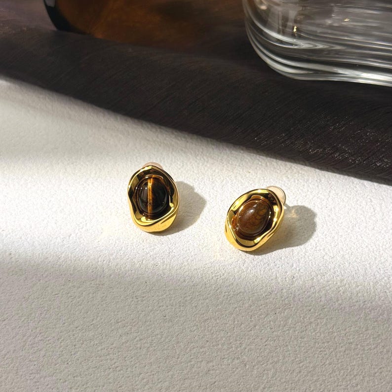 Molten Gold Studs