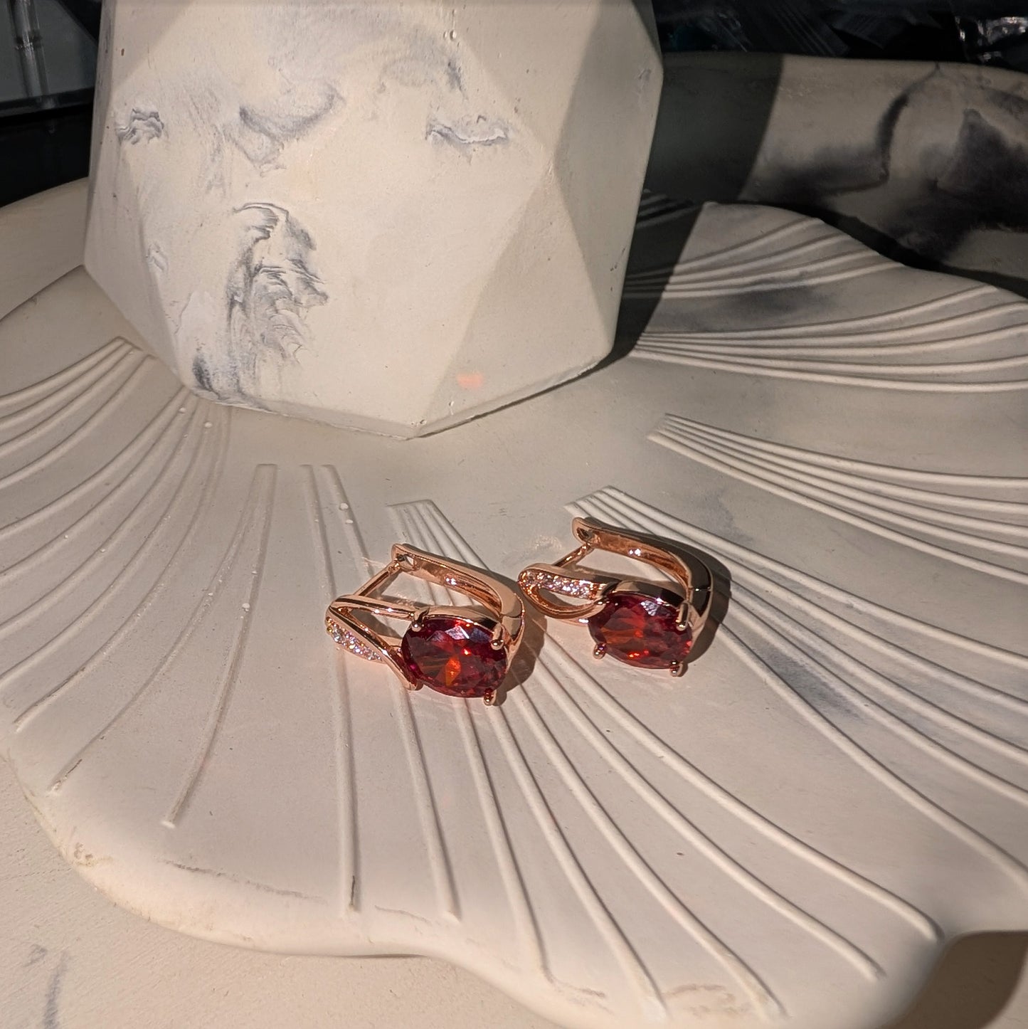 Cherry Glow Studs