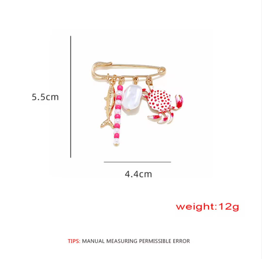 Crab Brooch
