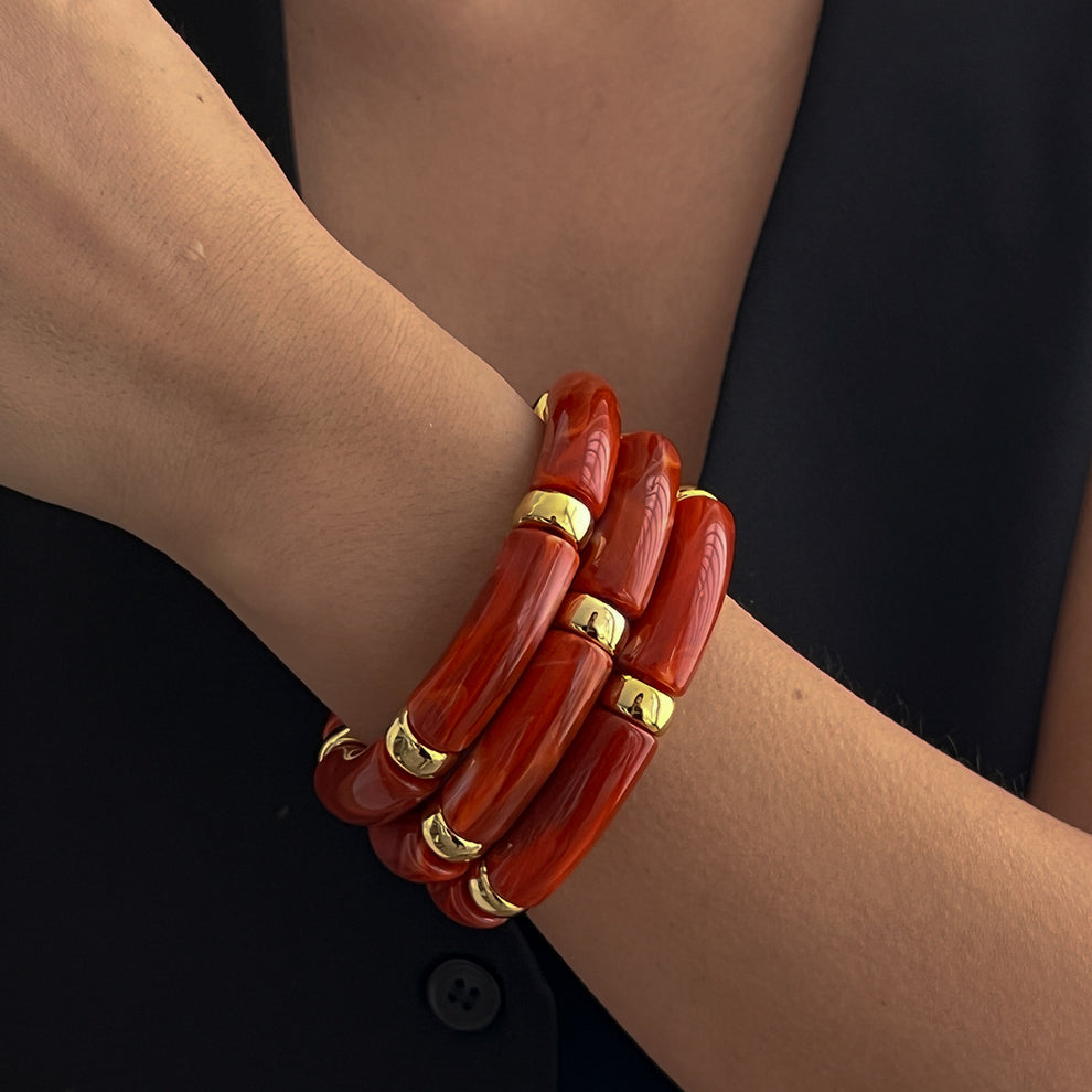 Mahogany Gold Bracelet