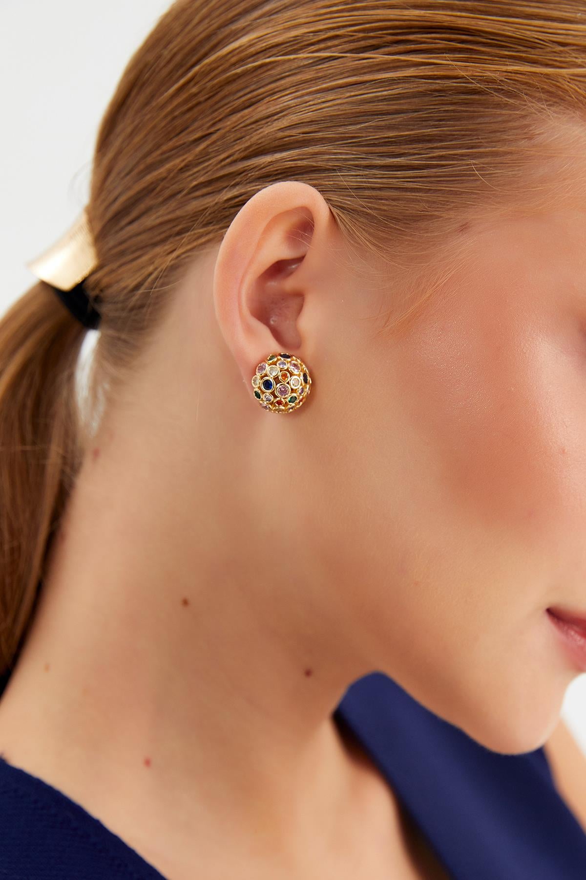 French Gem Studs
